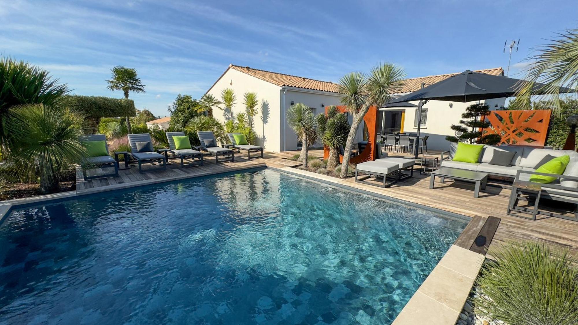 Villa Harmonie - Luxe, Jaccuzzi Et Piscine En Charente-Maritime Saint-Ciers-du-Taillon Экстерьер фото
